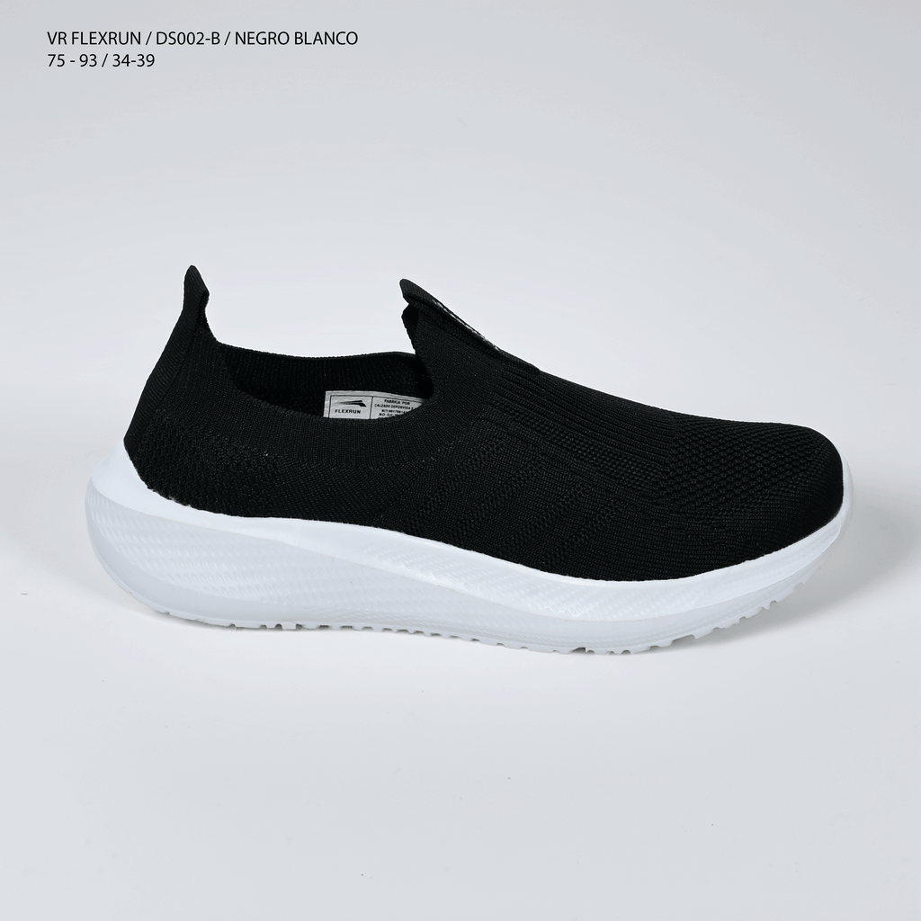 VR FLEXRUN DS002-B NEGRO BLANCO